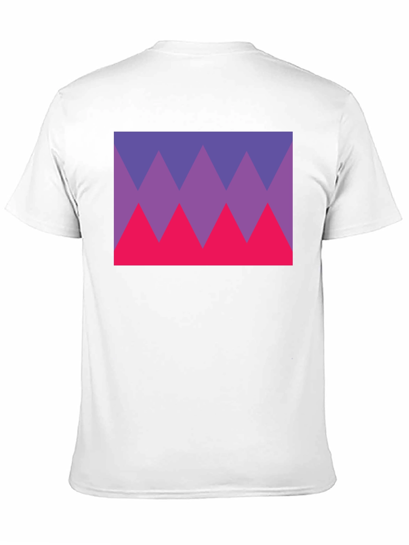 Geometric Triangle Tee - Bold Graphic Print T-Shirt