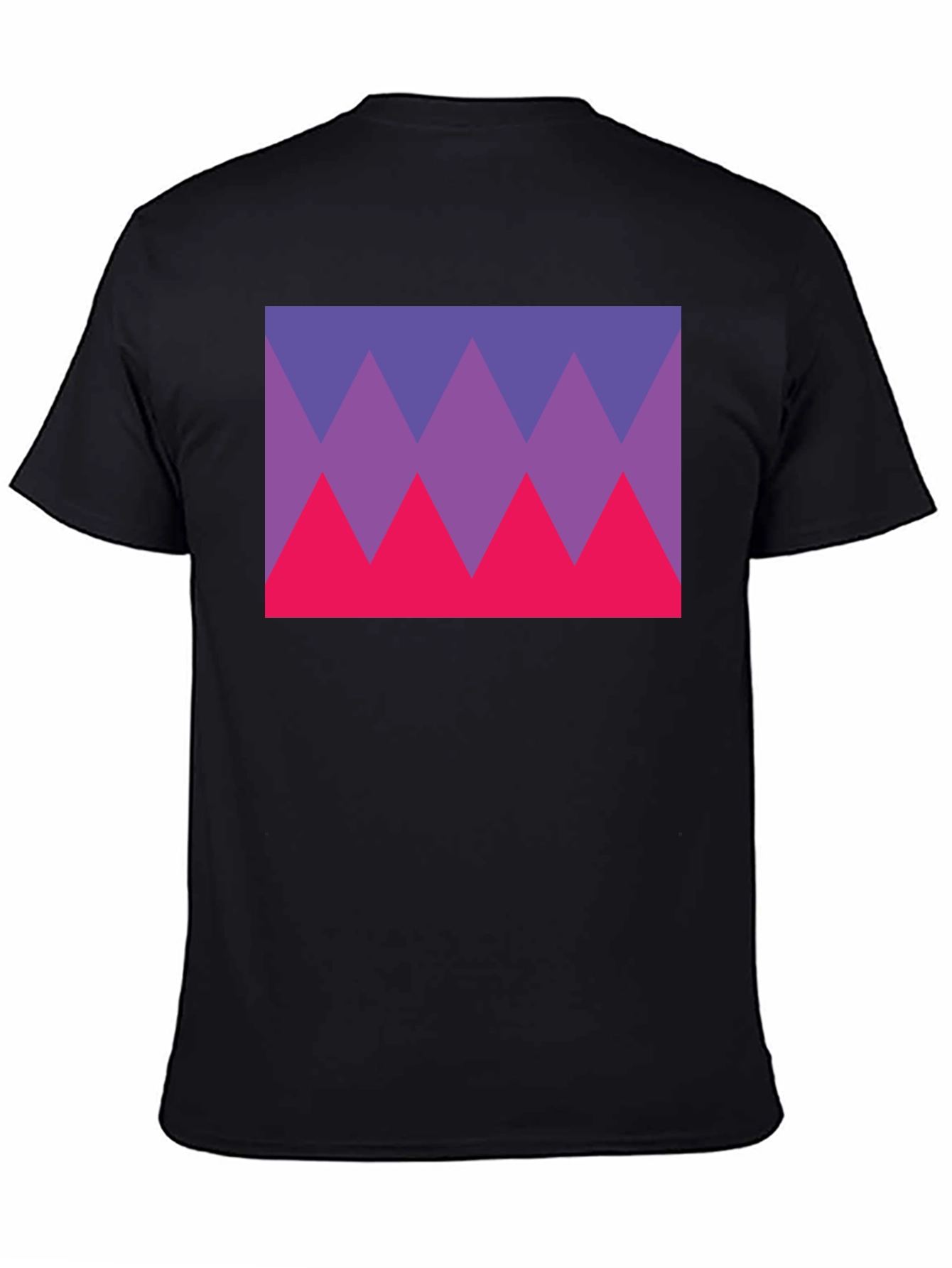 Geometric Triangle Tee - Bold Graphic Print T-Shirt