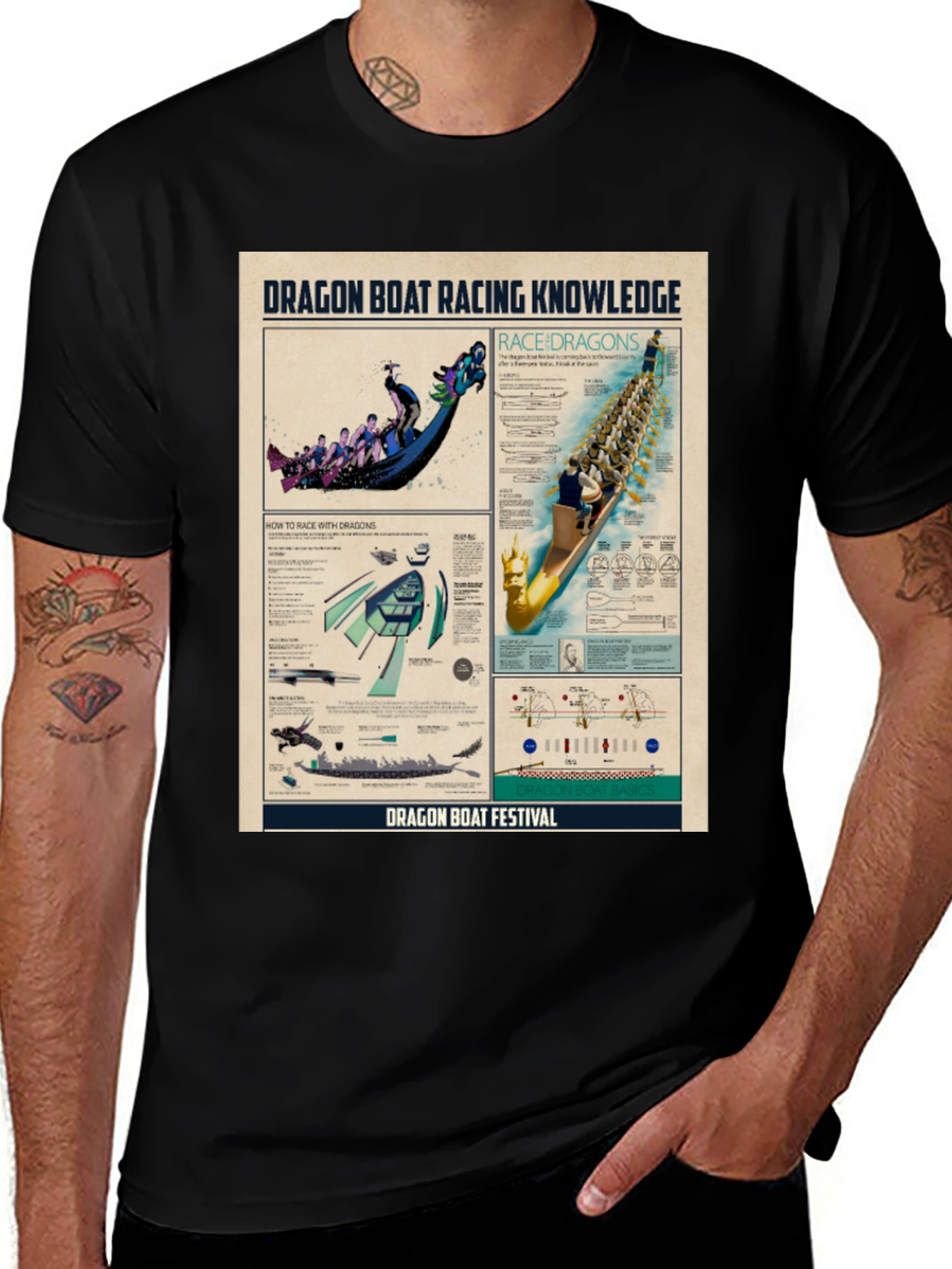 Dragon Boat Racing Knowledge T-Shirt