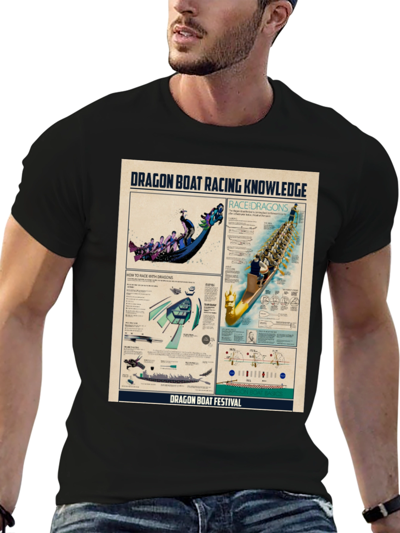 Dragon Boat Racing Knowledge T-Shirt