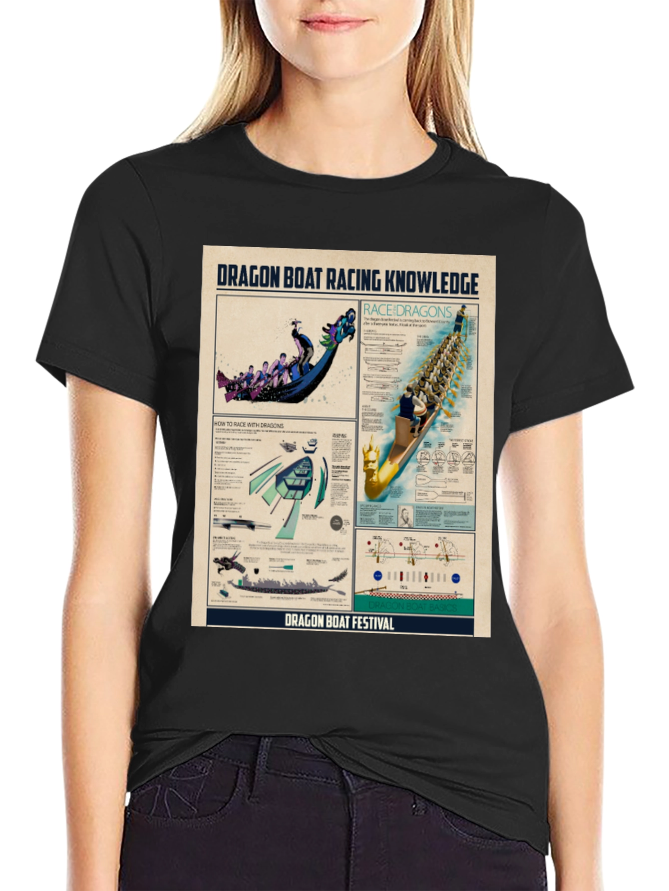 Dragon Boat Racing Knowledge T-Shirt