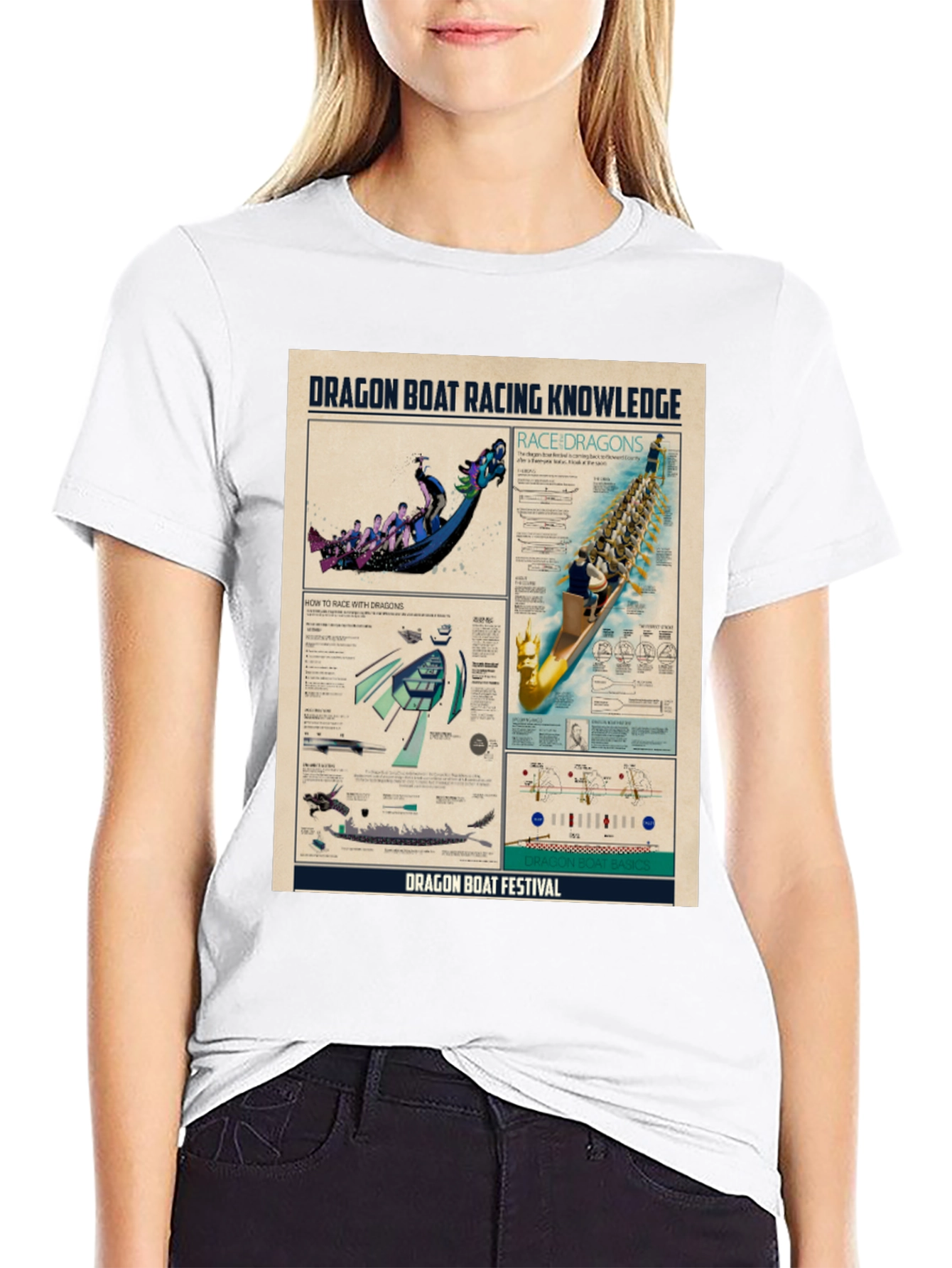 Dragon Boat Racing Knowledge T-Shirt