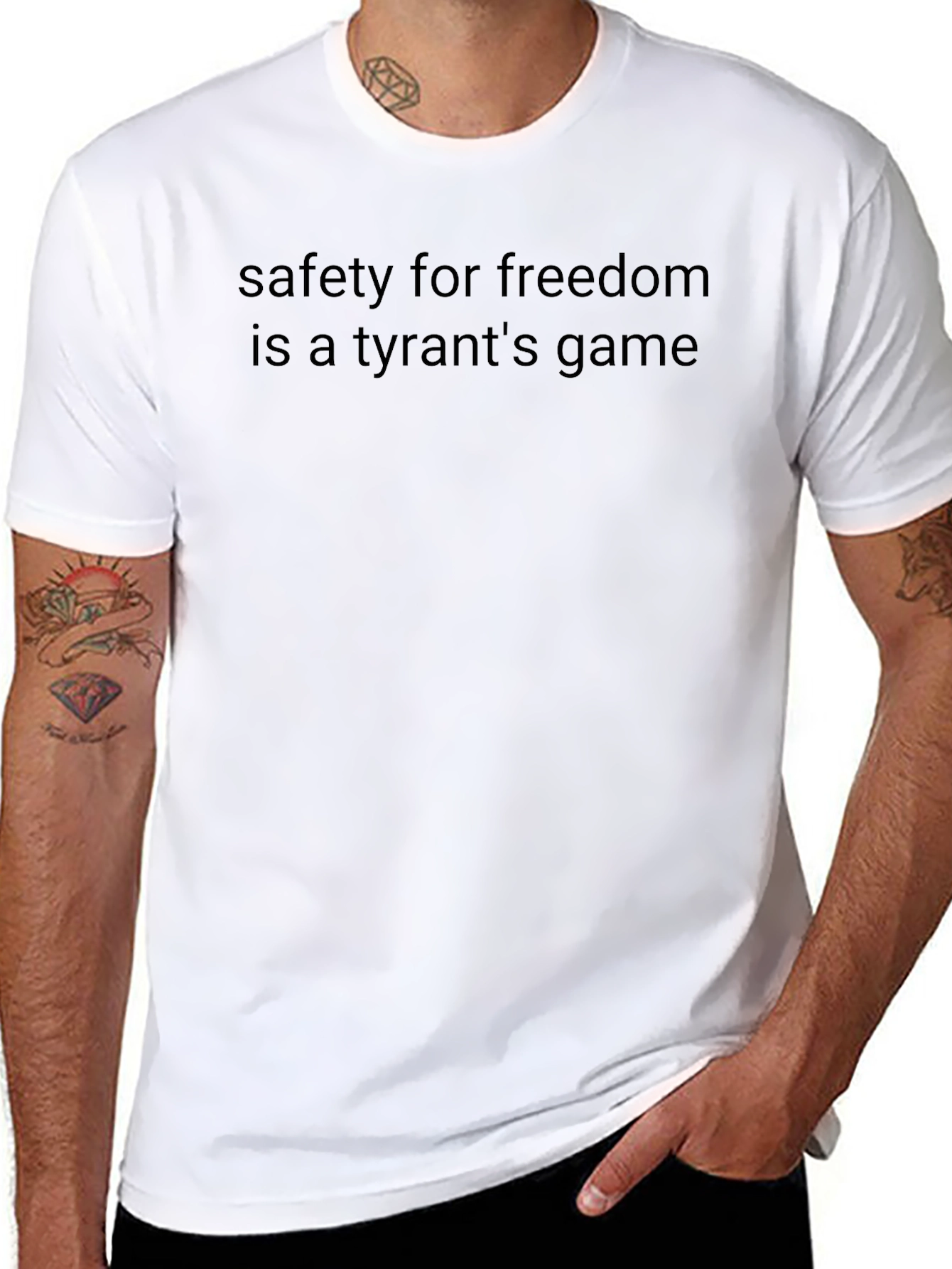 Safety for Freedom Mens Graphic Tee