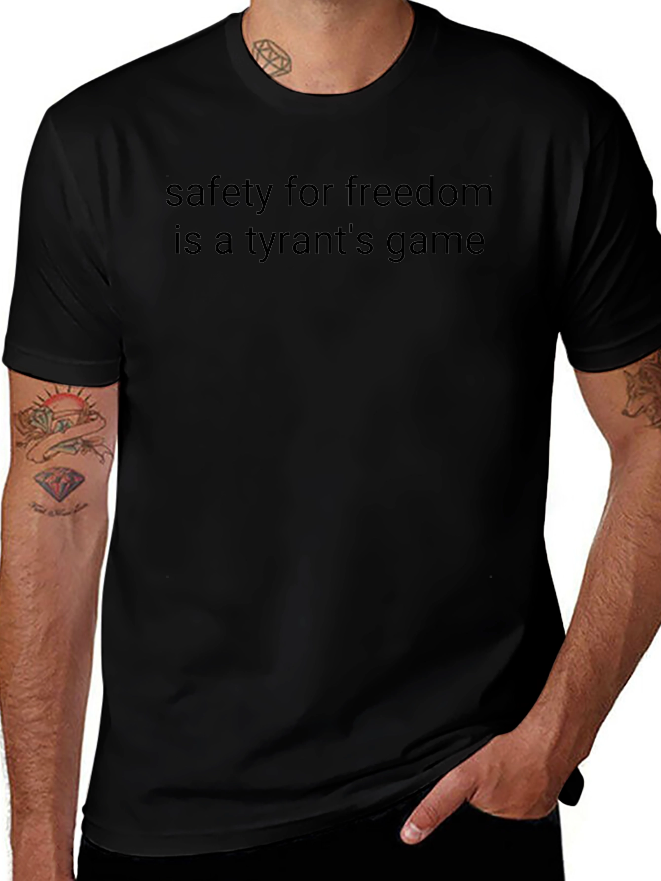 Safety for Freedom Mens Graphic Tee