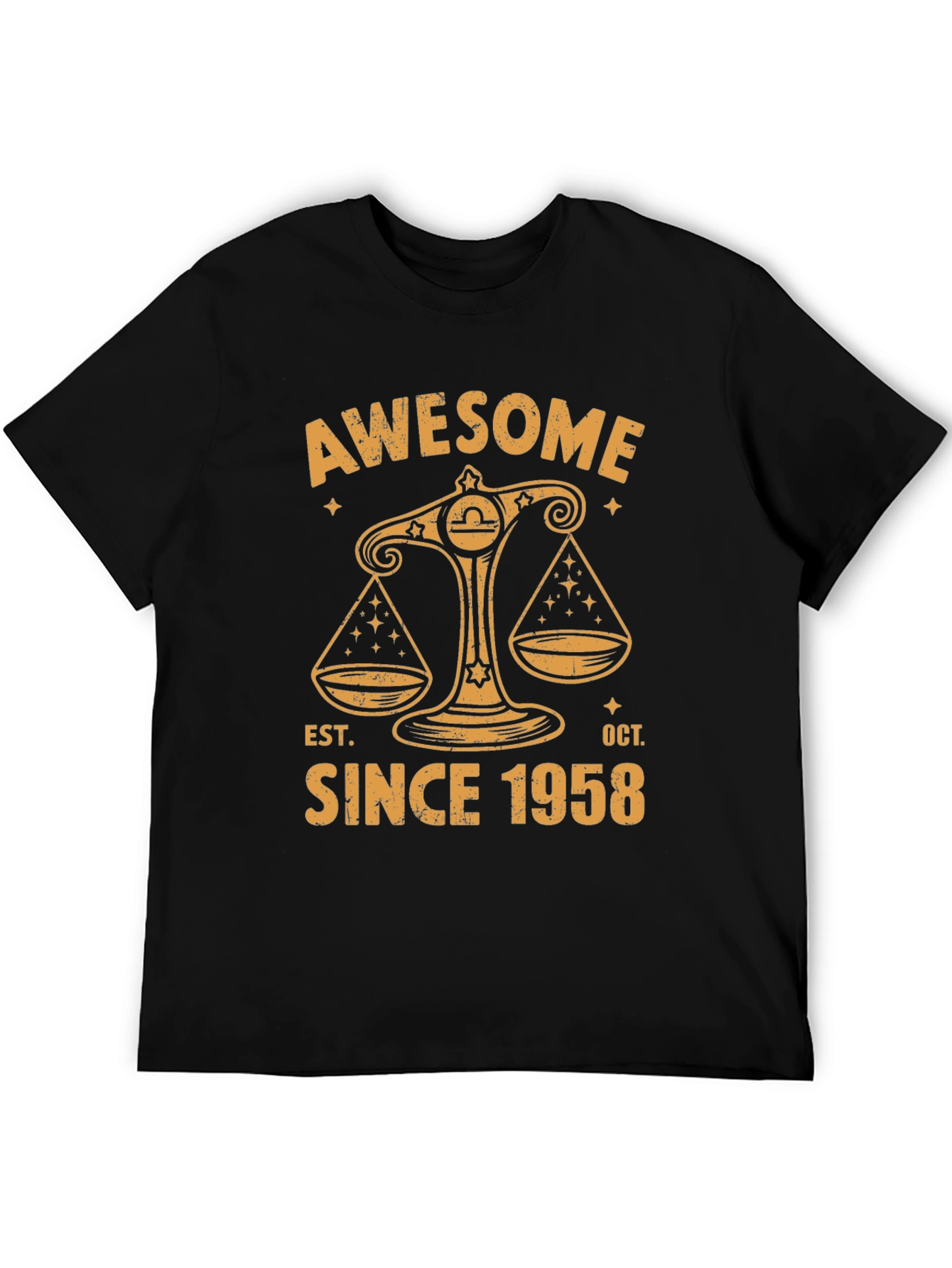 Awesome Since 1958 Libra Zodiac T-Shirt