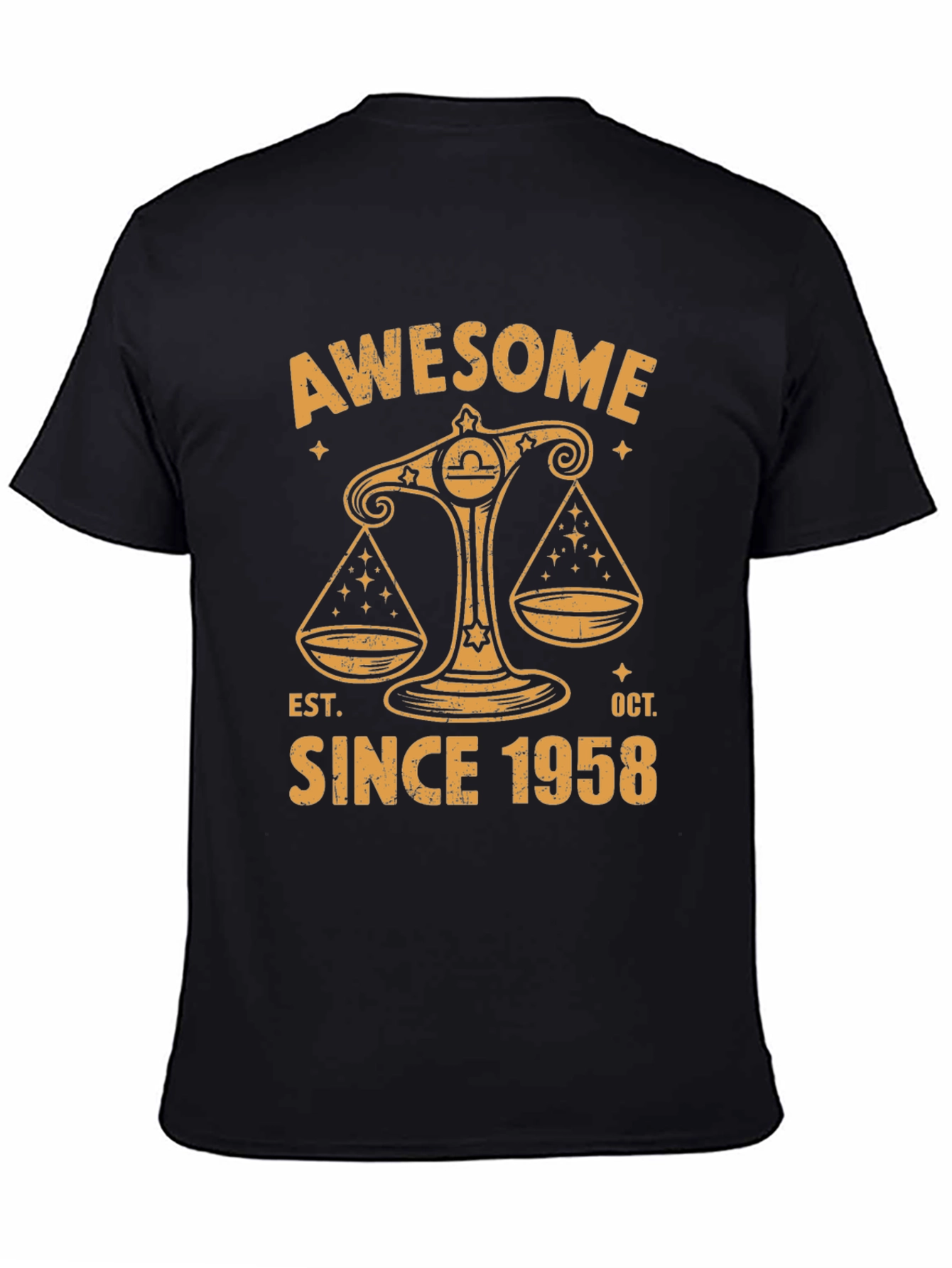 Awesome Since 1958 Libra Zodiac T-Shirt