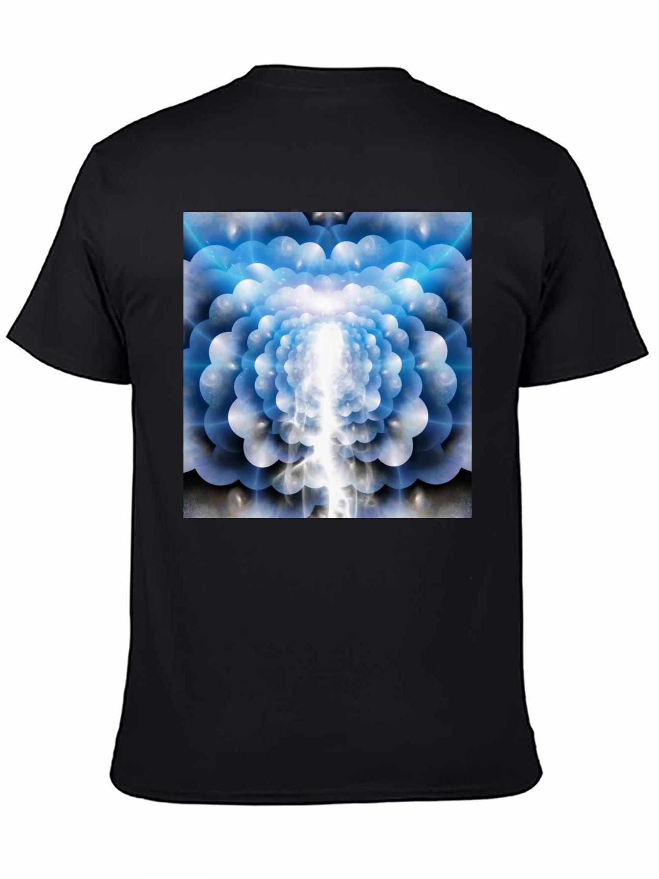 Abstract Light Tunnel Graphic Tee - Modern Artistic Design