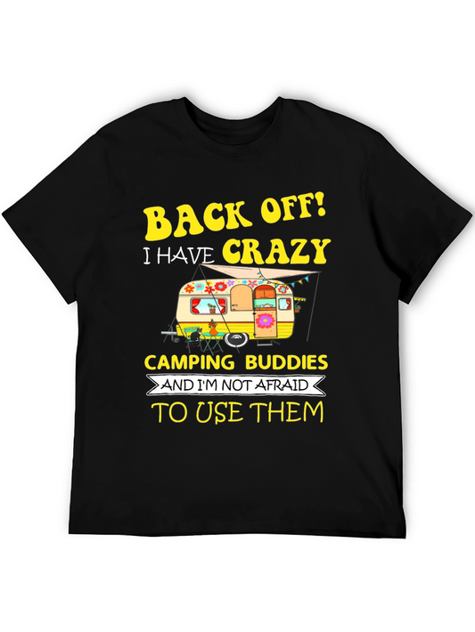 Crazy Camping Buddies Graphic Tee