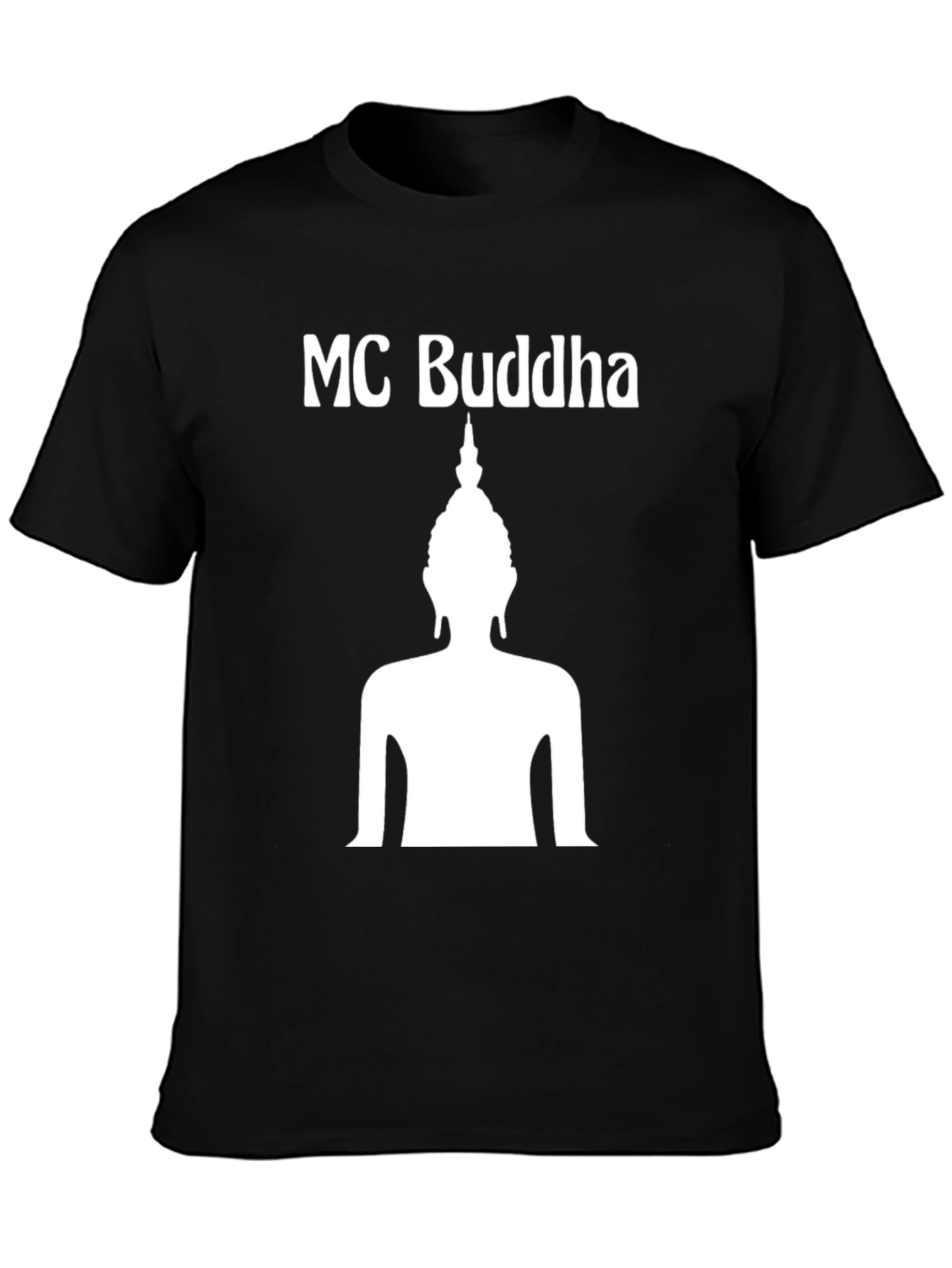 MC Buddha Graphic T-Shirt - Black