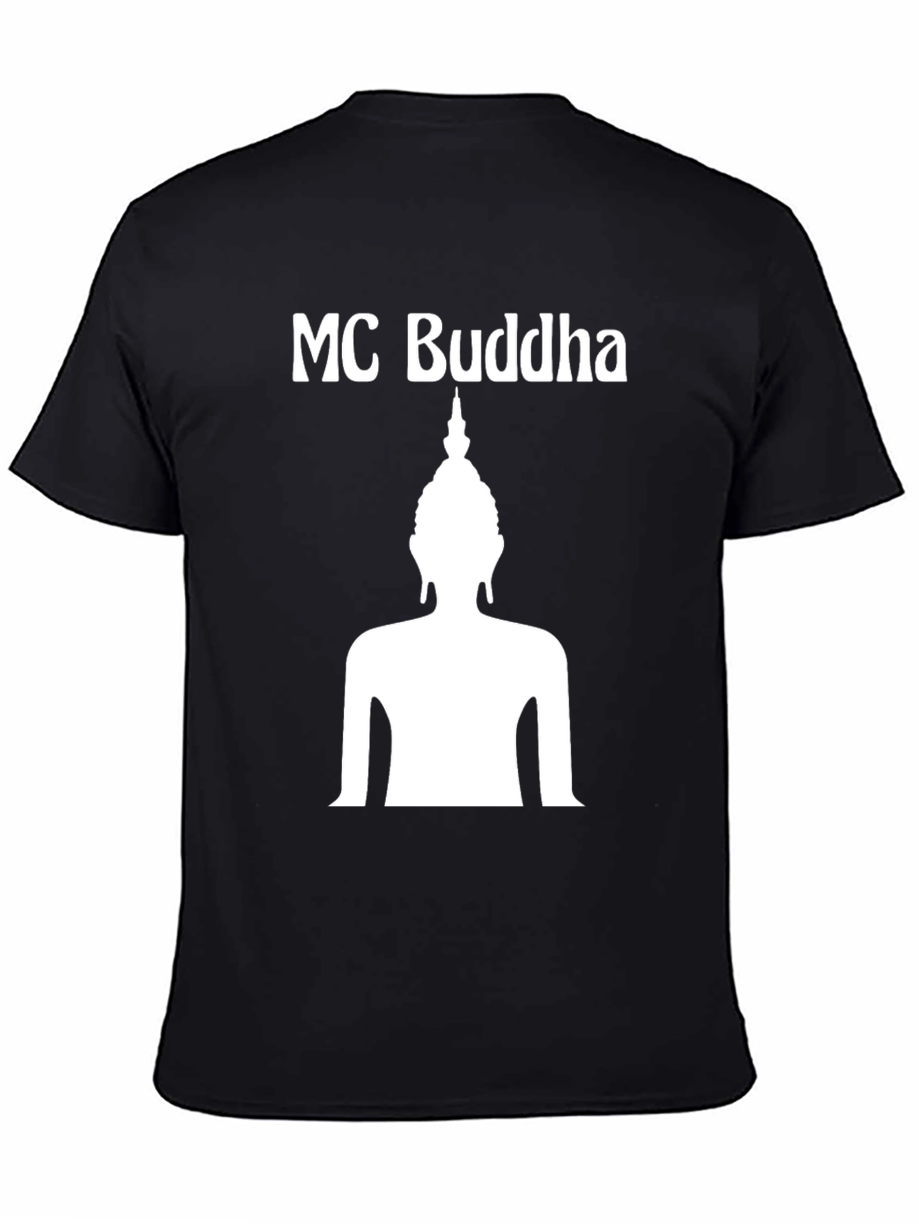 MC Buddha Graphic T-Shirt - Black
