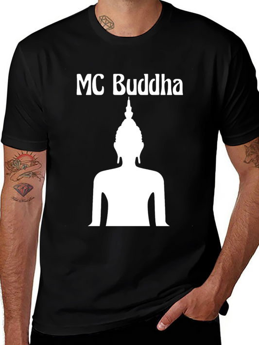 MC Buddha Graphic T-Shirt - Black