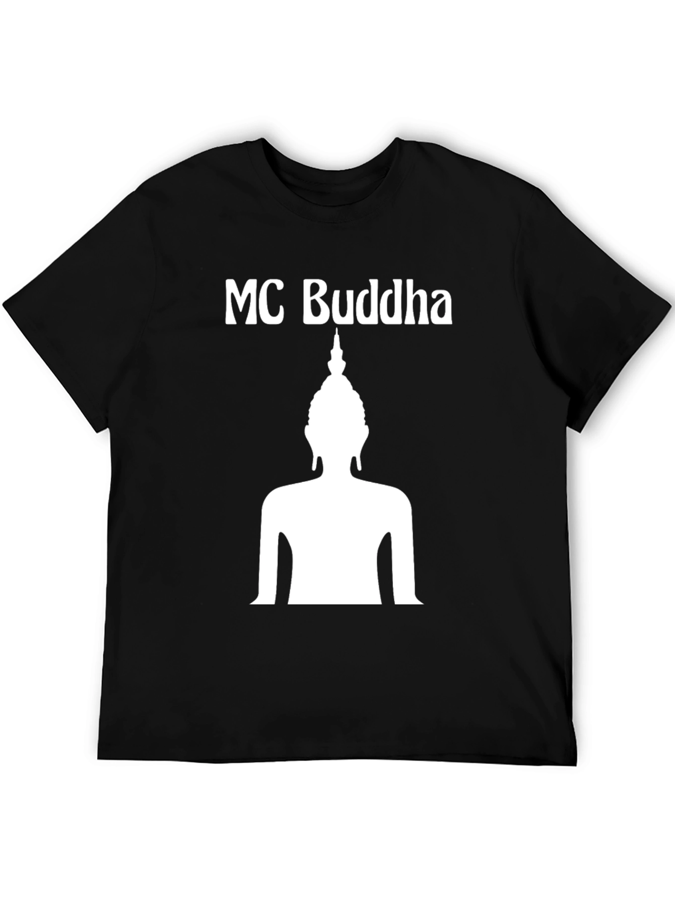 MC Buddha Graphic T-Shirt - Black