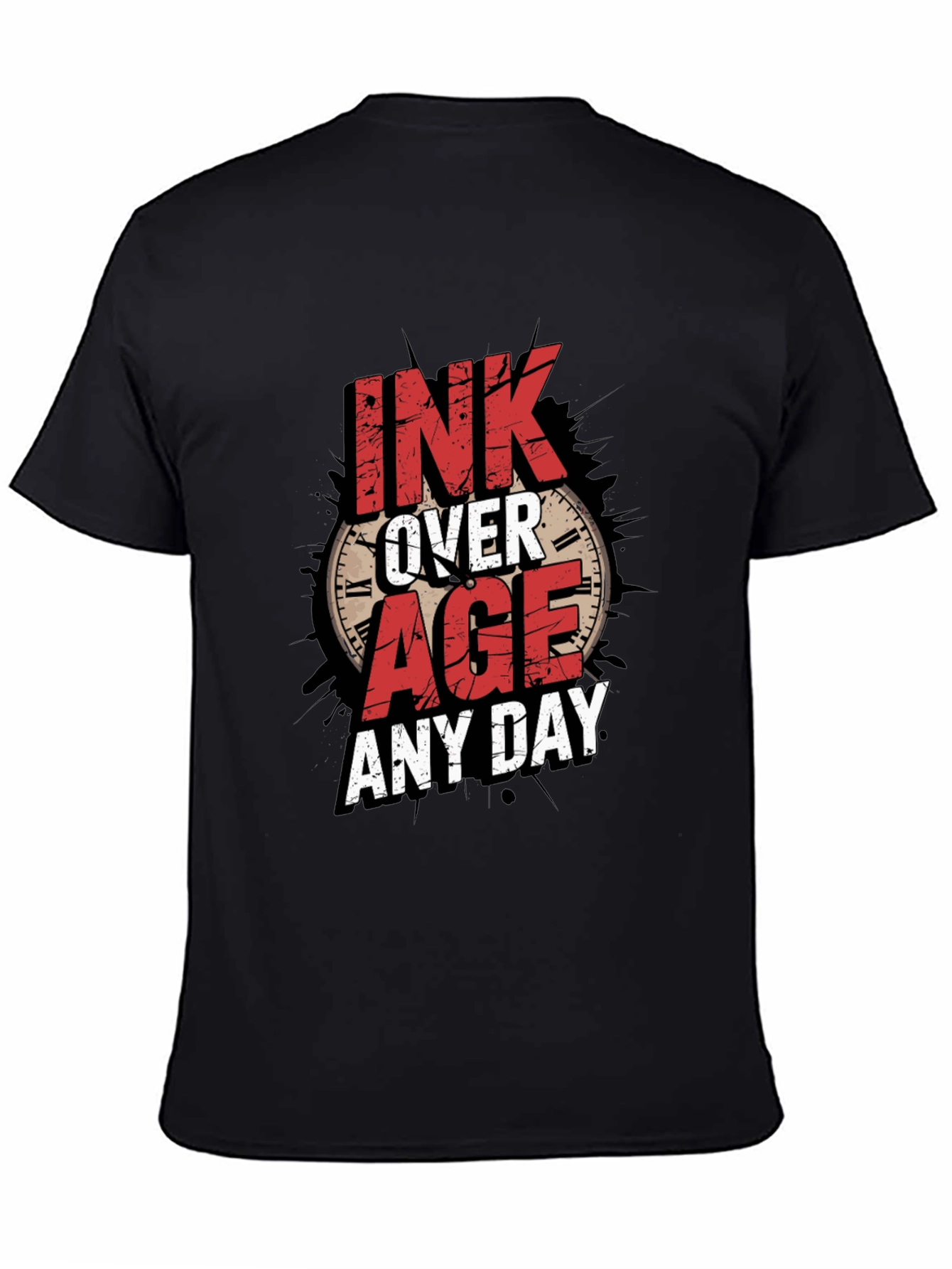 Ink Over Age Mens Graphic T-Shirt