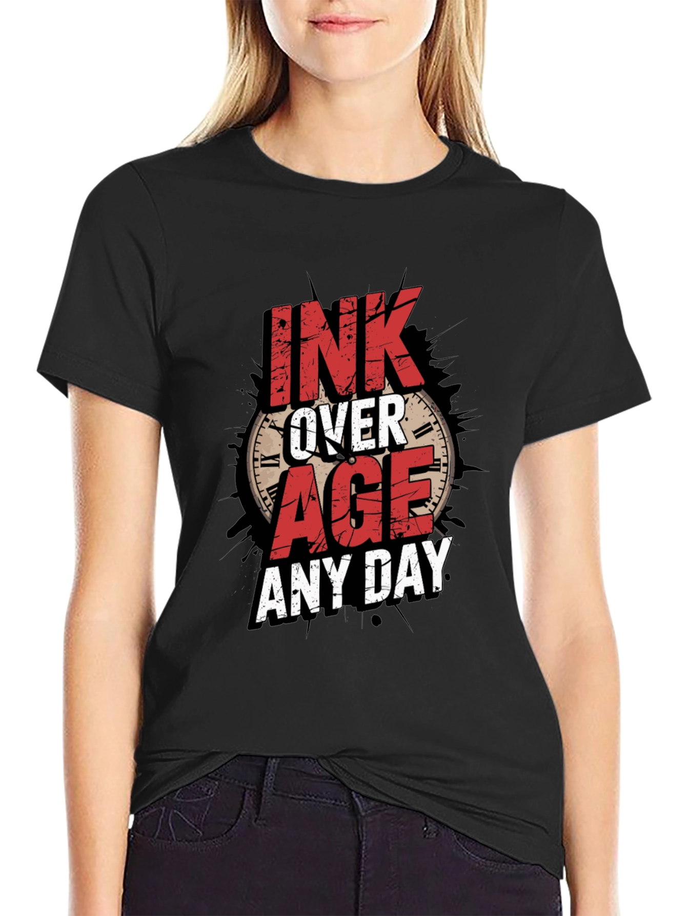 Ink Over Age Mens Graphic T-Shirt