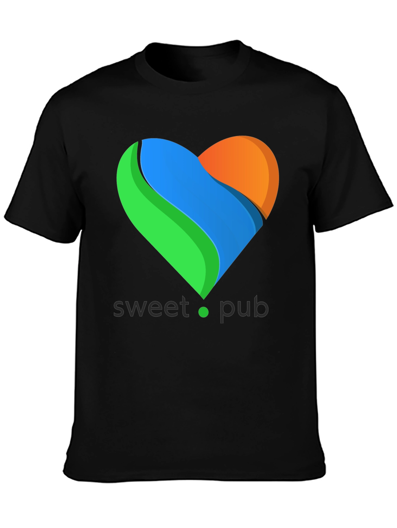 Sweet Pub Heart Logo Black T-Shirt