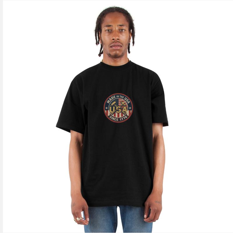 Made in the USA Since 1776 T-Shirt - Retro Badge