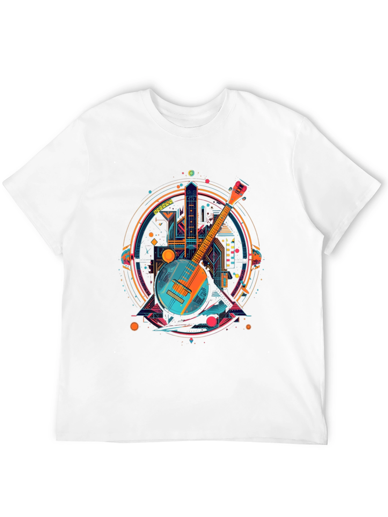 Abstract Banjo Graphic Tee