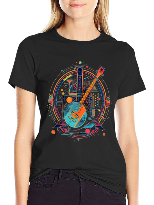Abstract Banjo Graphic Tee