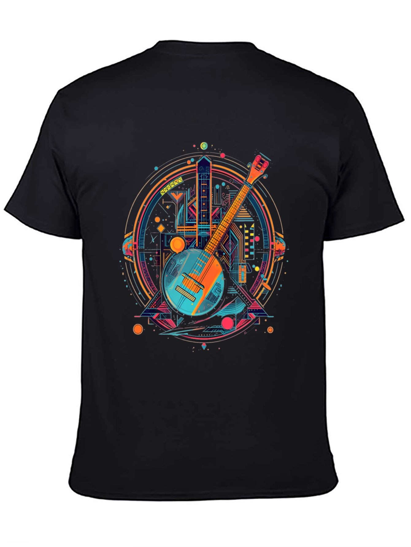 Abstract Banjo Graphic Tee