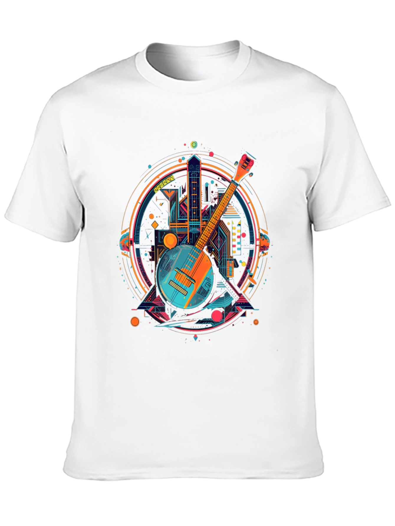 Abstract Banjo Graphic Tee