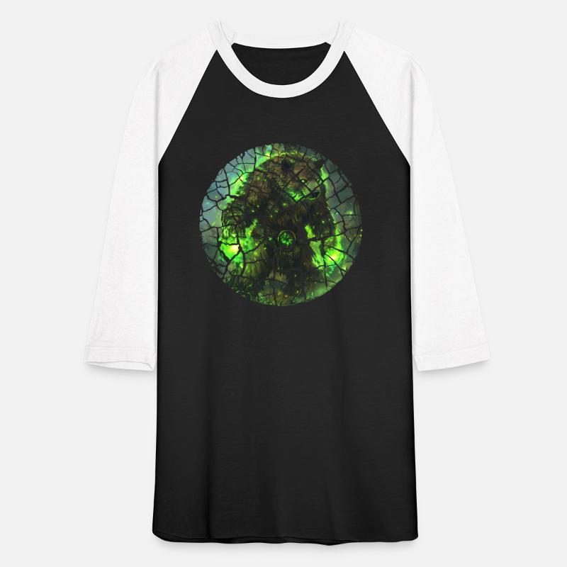Magic Bear with Green Energy and Cracked Surface