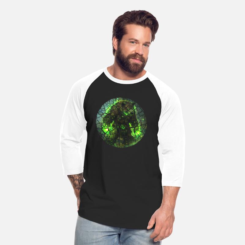Magic Bear with Green Energy and Cracked Surface