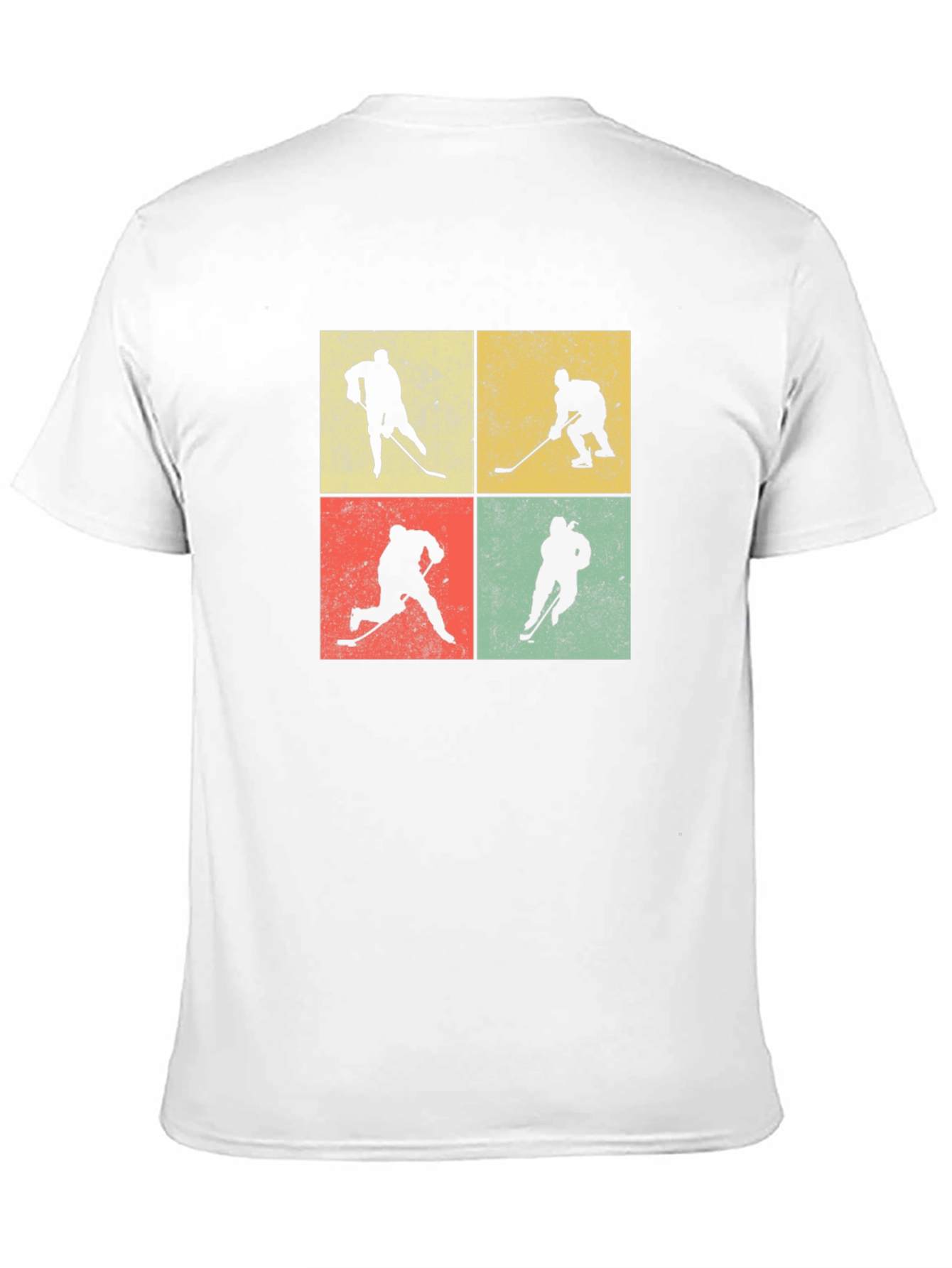 Retro Hockey Player Silhouette T-Shirt