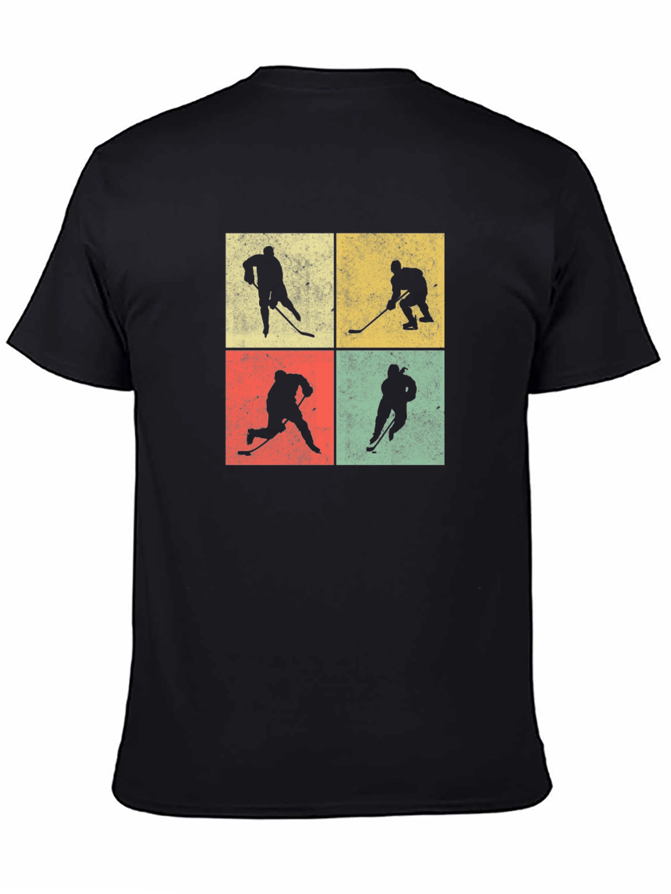 Retro Hockey Player Silhouette T-Shirt
