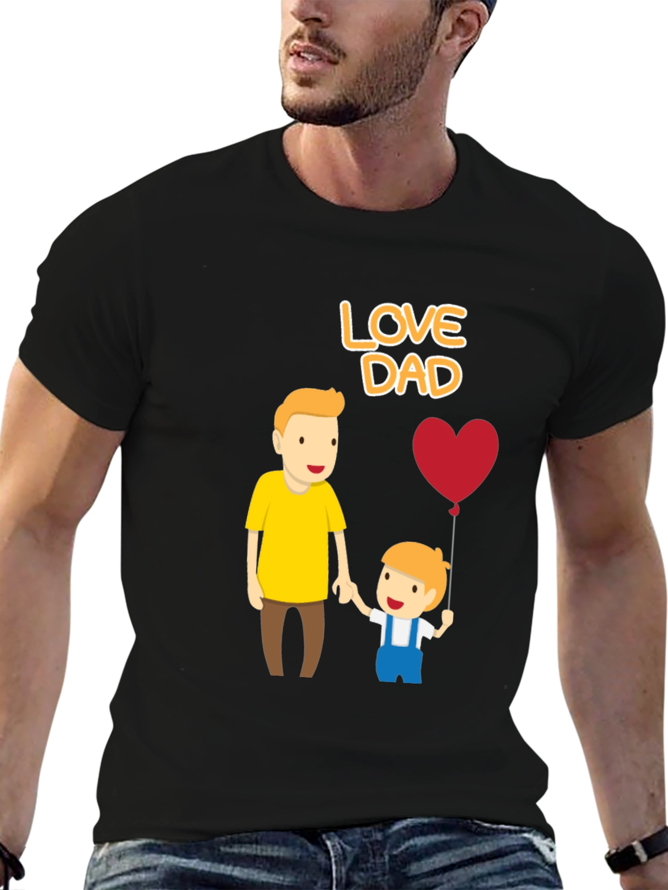 Love Dad T-Shirt - Fathers Day Apparel
