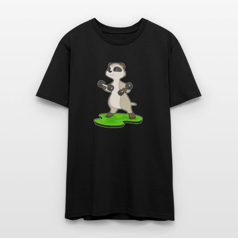 Meerkat Bodybuilder Dumbbells Bodybuilding