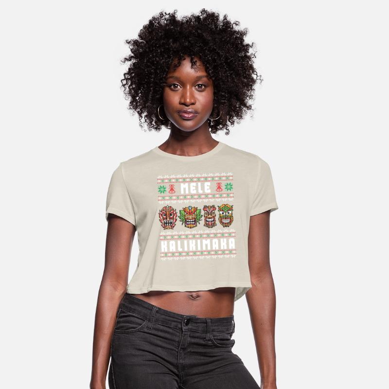 Mele Kalikimaka Hawaii Tiki Funny Ugly Christmas