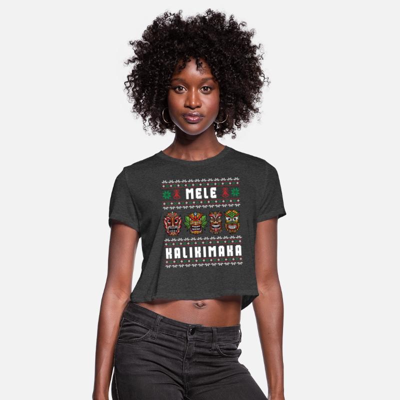 Mele Kalikimaka Hawaii Tiki Funny Ugly Christmas