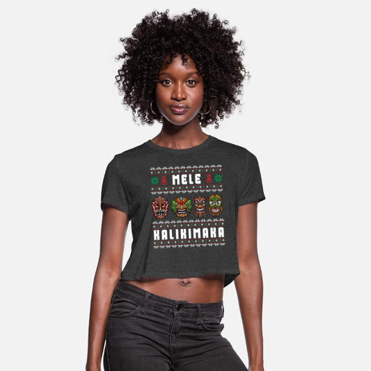 Mele Kalikimaka Hawaii Tiki Funny Ugly Christmas