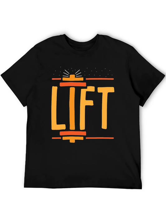 Lift T-Shirt - Black Gym Workout Tee