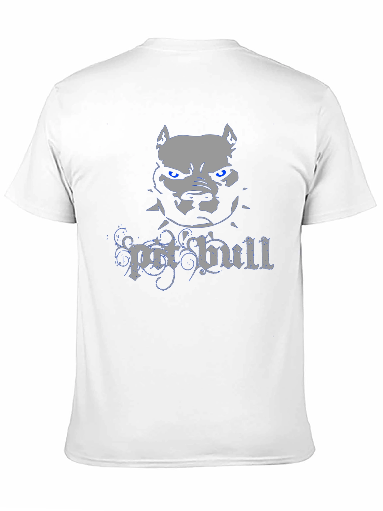 Pitbull Graphic Print Mens Black T-Shirt