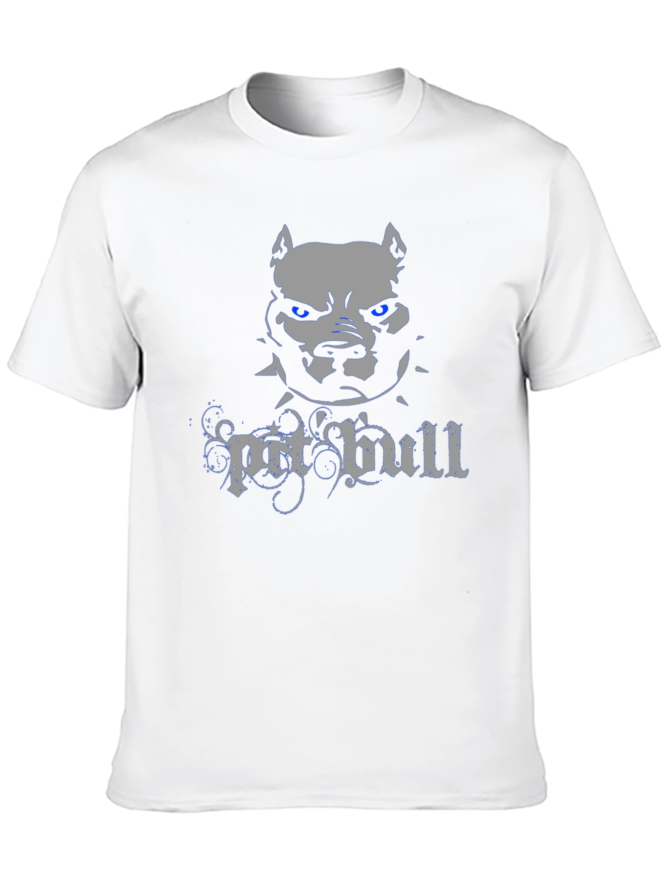 Pitbull Graphic Print Mens Black T-Shirt