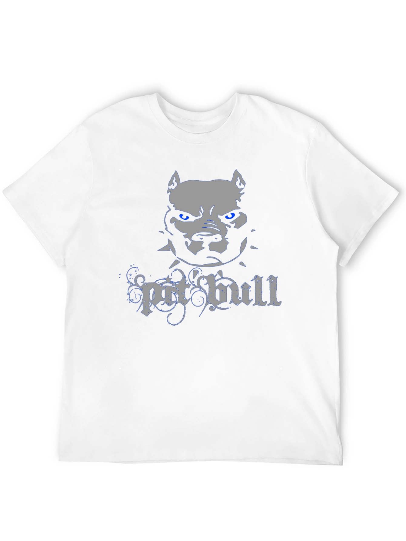 Pitbull Graphic Print Mens Black T-Shirt