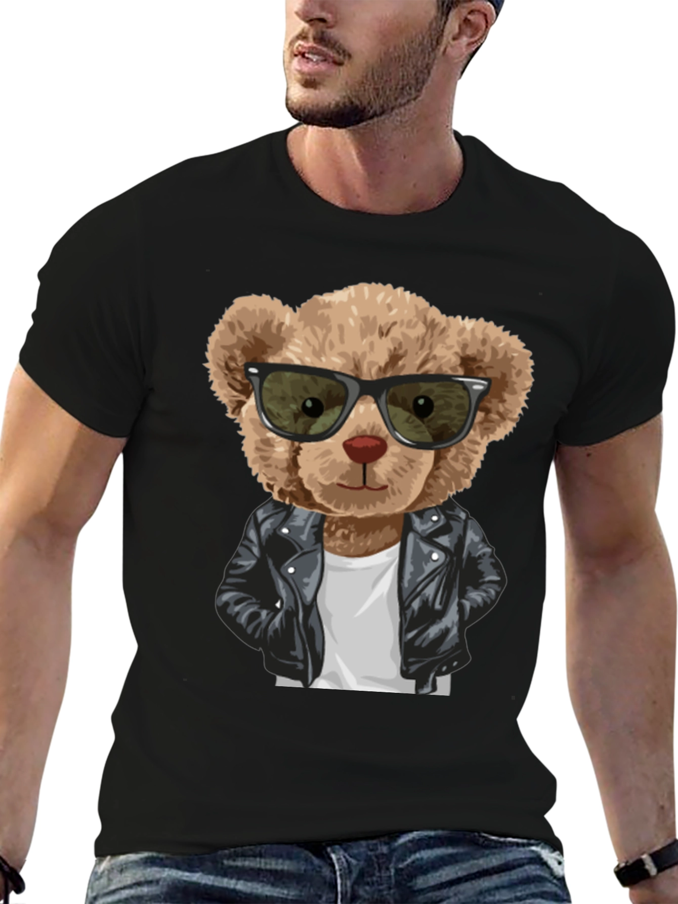Cool Teddy Bear Graphic Tee