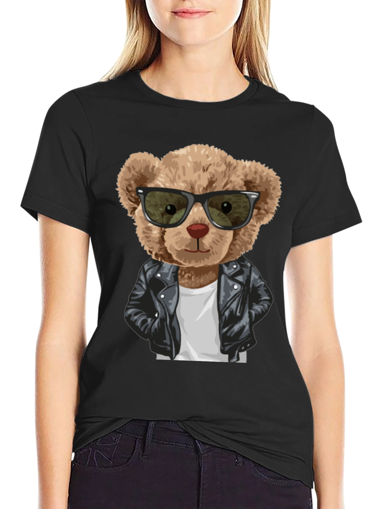 Cool Teddy Bear Graphic Tee