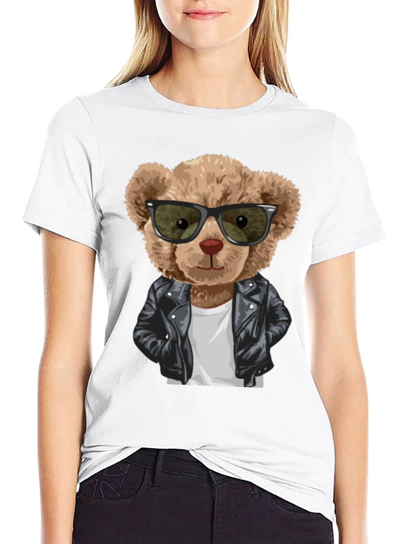Cool Teddy Bear Graphic Tee