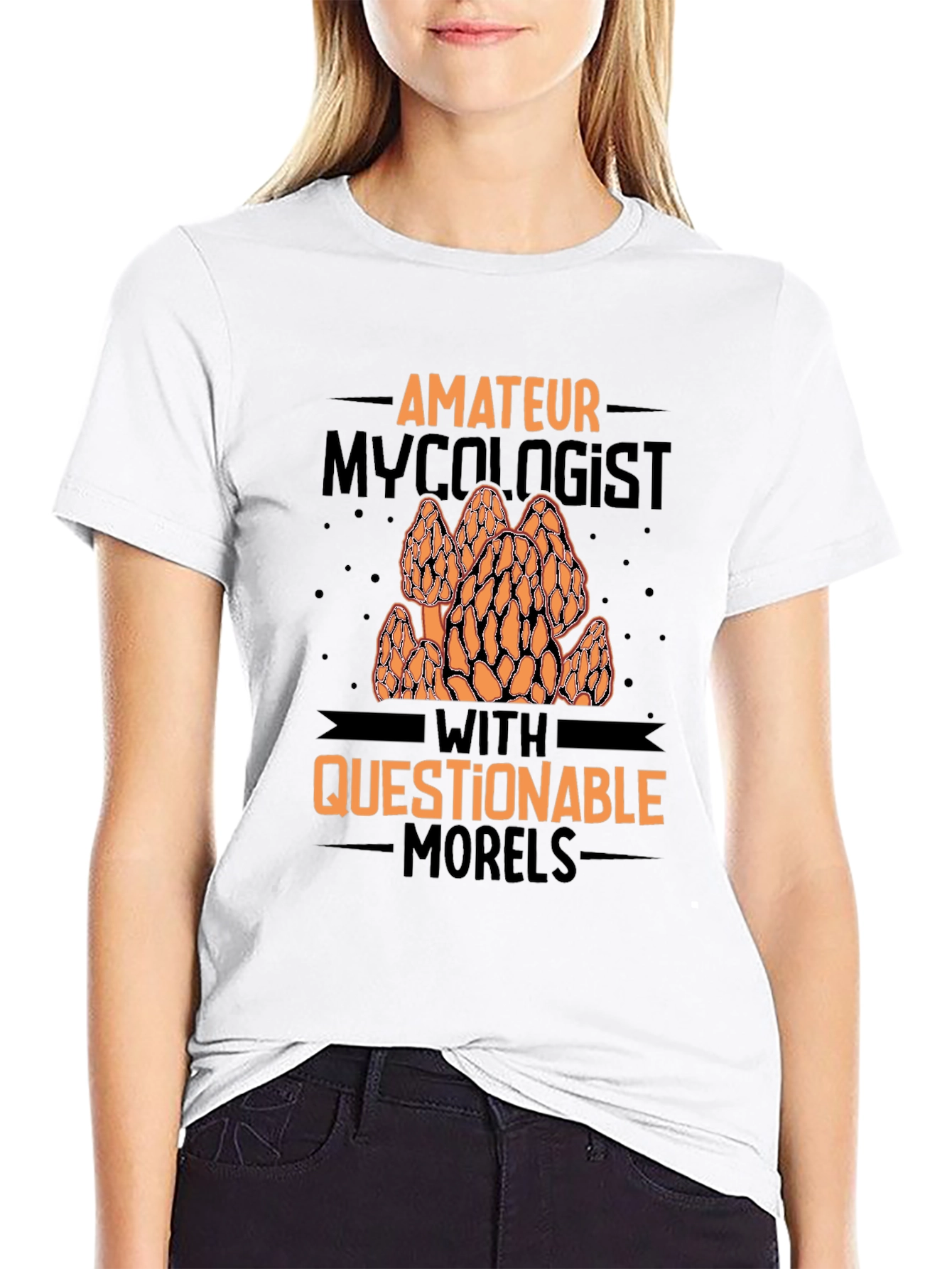 Amateur Mycologist Morel Mushroom Graphic Tee
