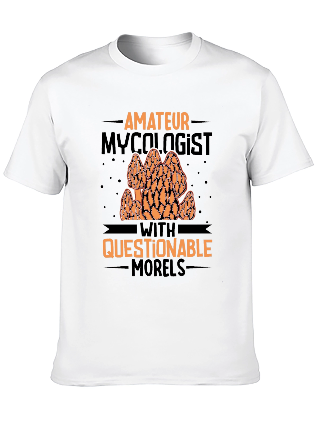 Amateur Mycologist Morel Mushroom Graphic Tee