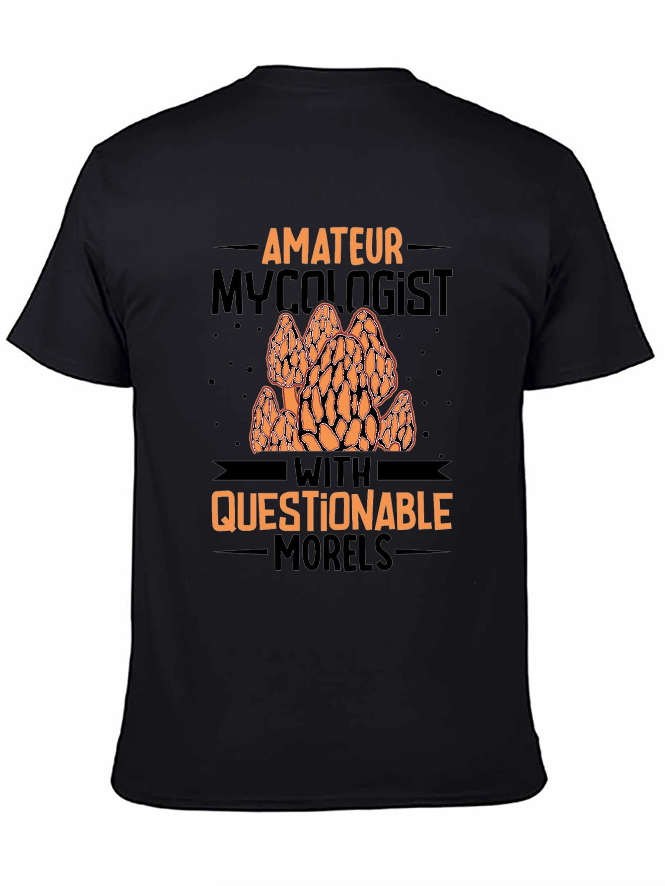 Amateur Mycologist Morel Mushroom Graphic Tee