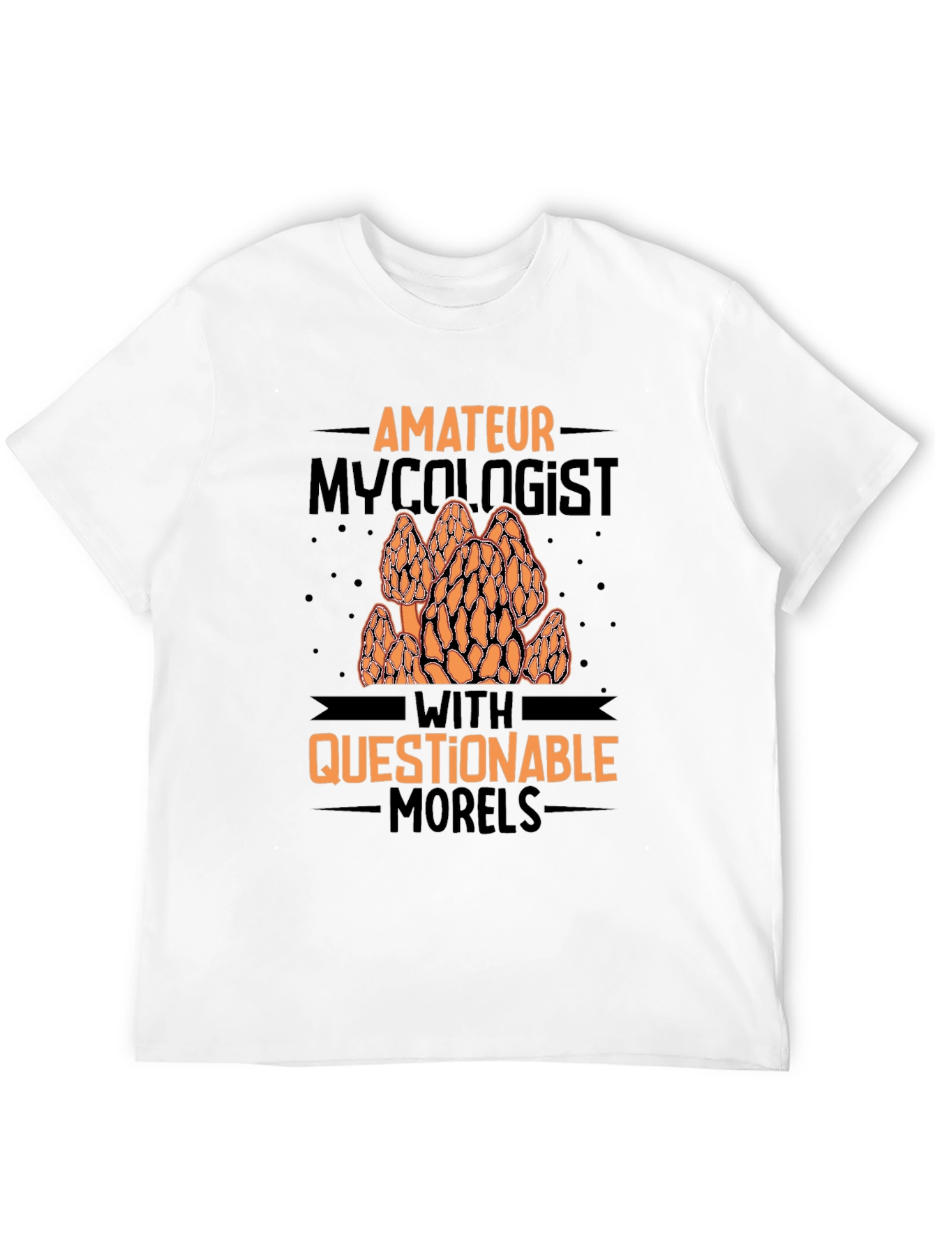 Amateur Mycologist Morel Mushroom Graphic Tee