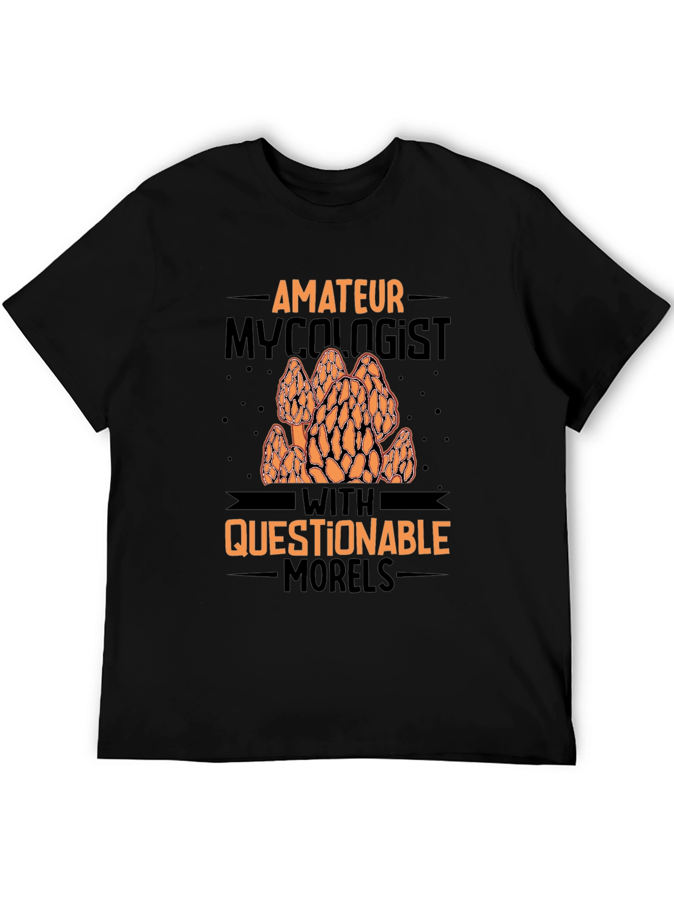 Amateur Mycologist Morel Mushroom Graphic Tee
