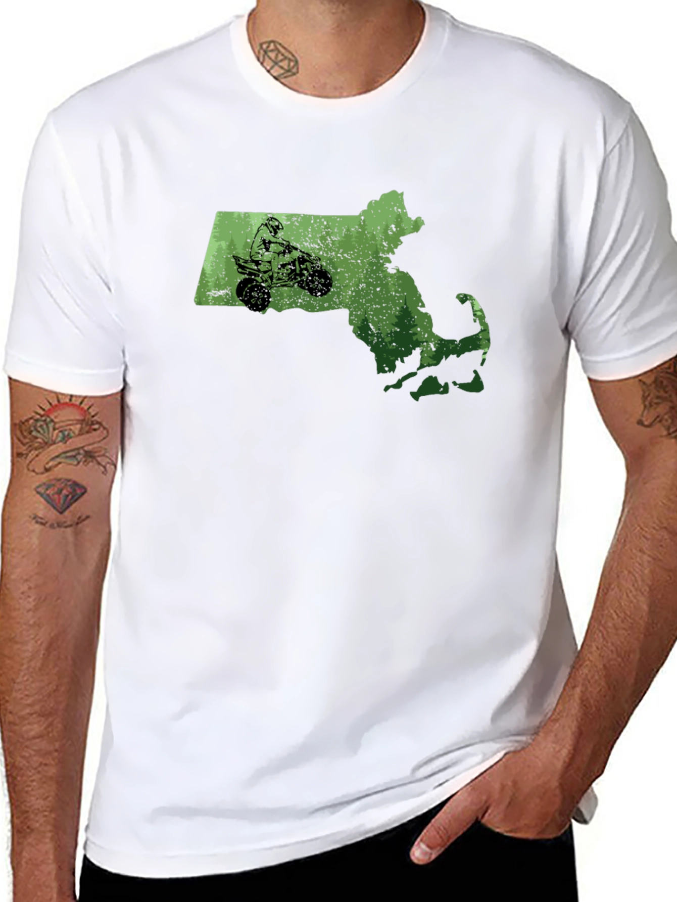 Massachusetts ATV State T-Shirt