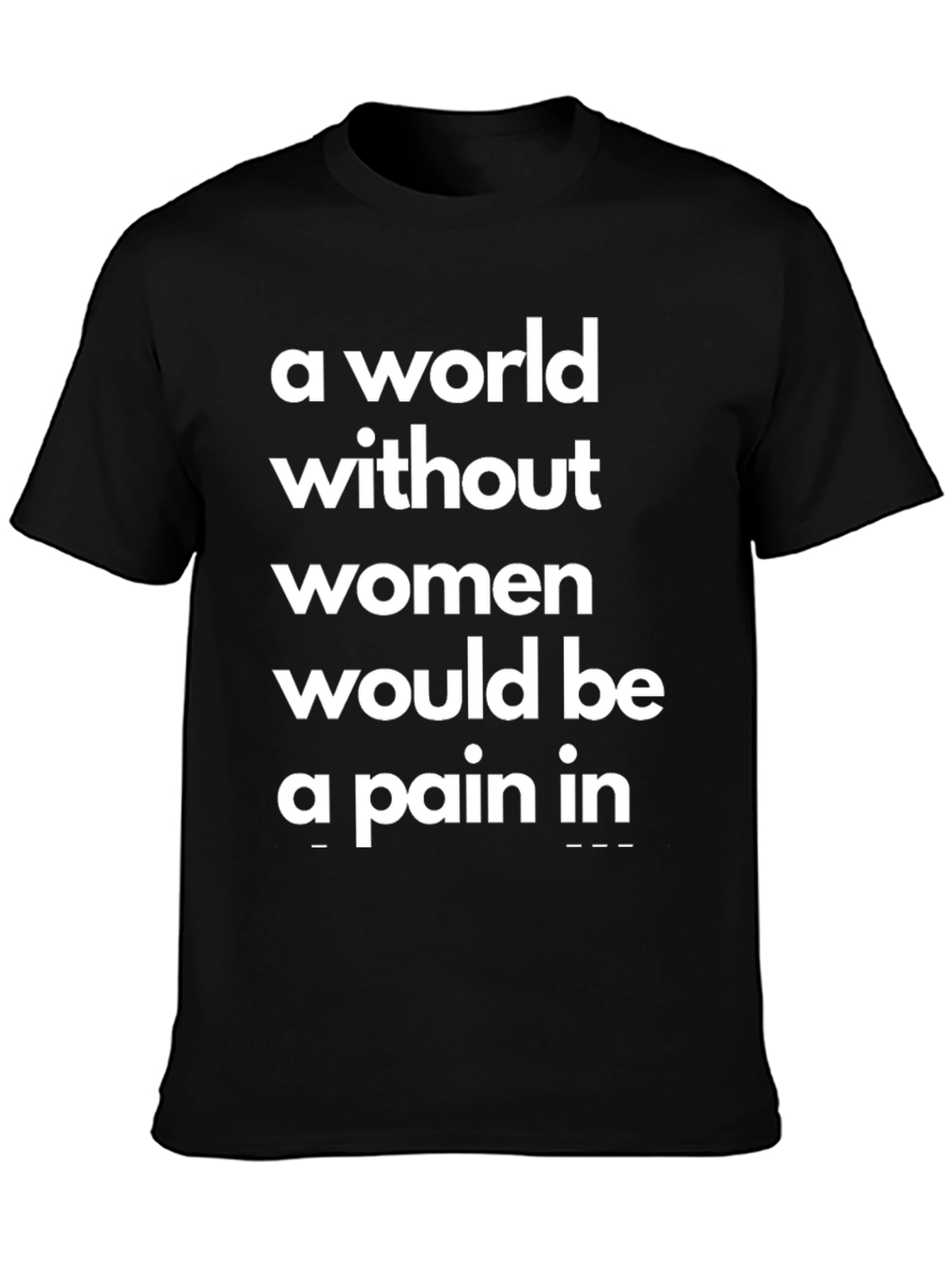 A World Without Women Graphic T-Shirt