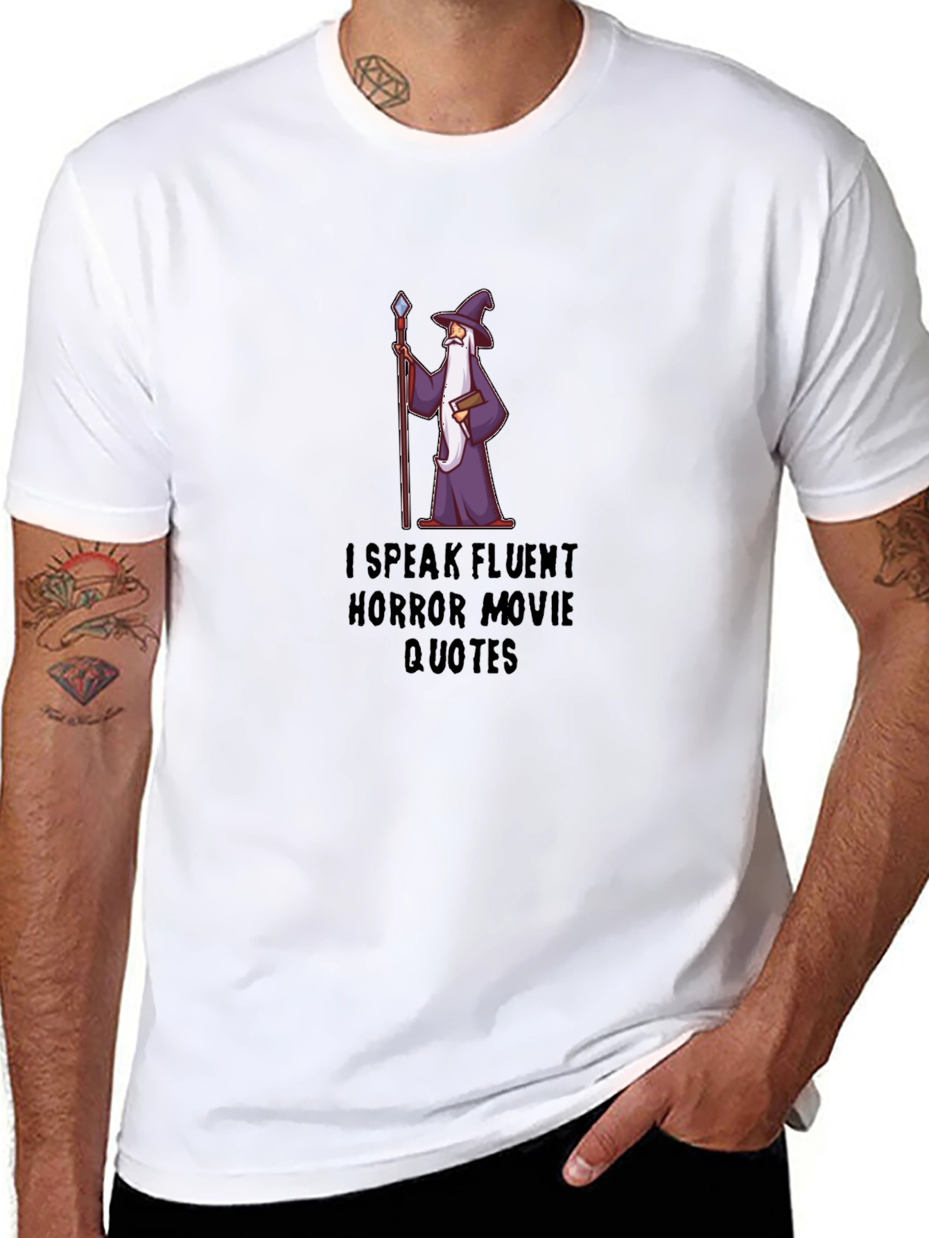 Horror Movie Quote T-Shirt - Fluent Wizard