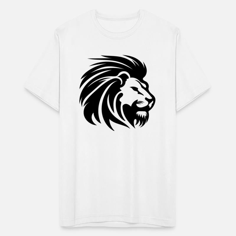 Mighty Lion Head With Mane Tattoo Style