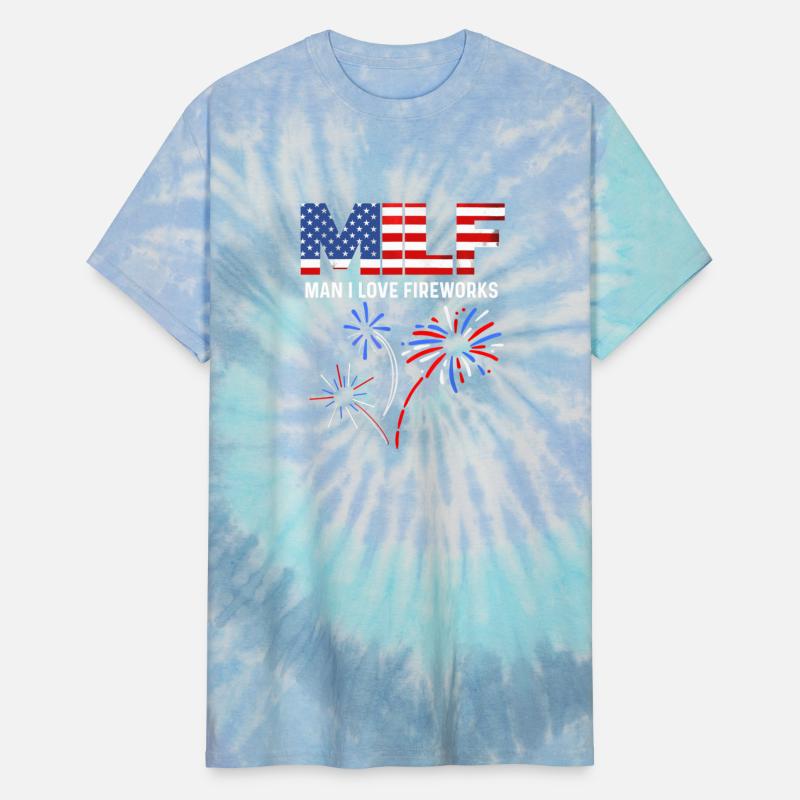 MILF Man I Love Fireworks Funny American Patriotic